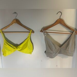 Set of two aerie bikini tops Size XL